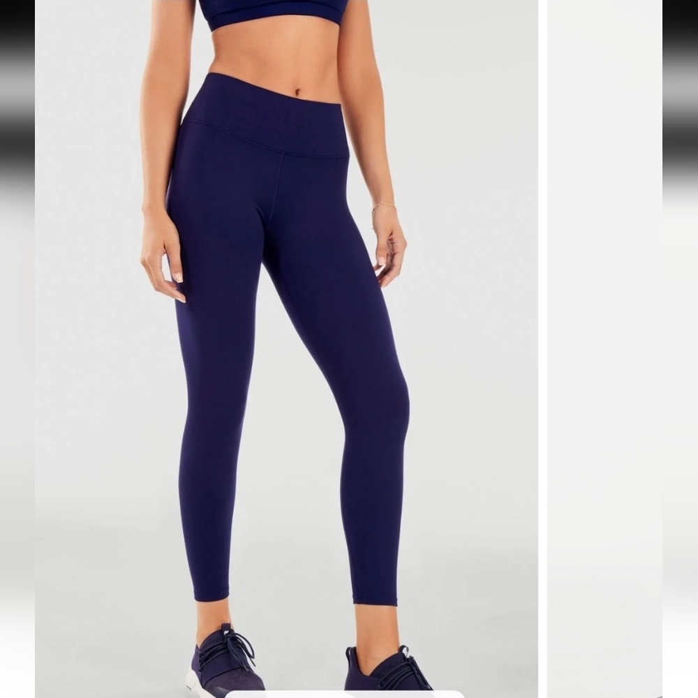 Fabletics Blue Leggings with Elastic Cuffs..SIZE:XL